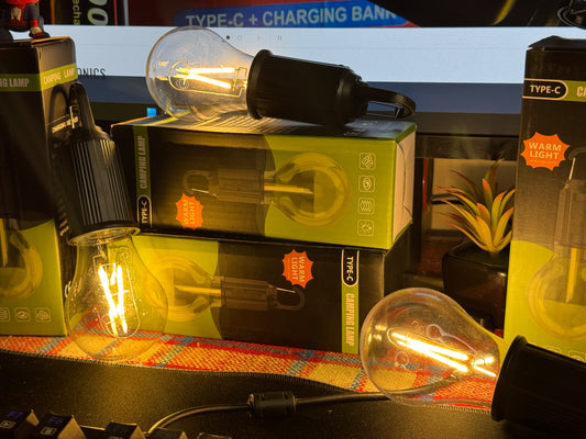 EcoGlow Aesthetic Light Bulb (Type-C & Rechargeable)